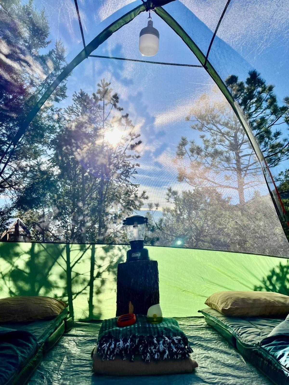 Camping En La Sierra De Arteaga Лос-Лириос Экстерьер фото