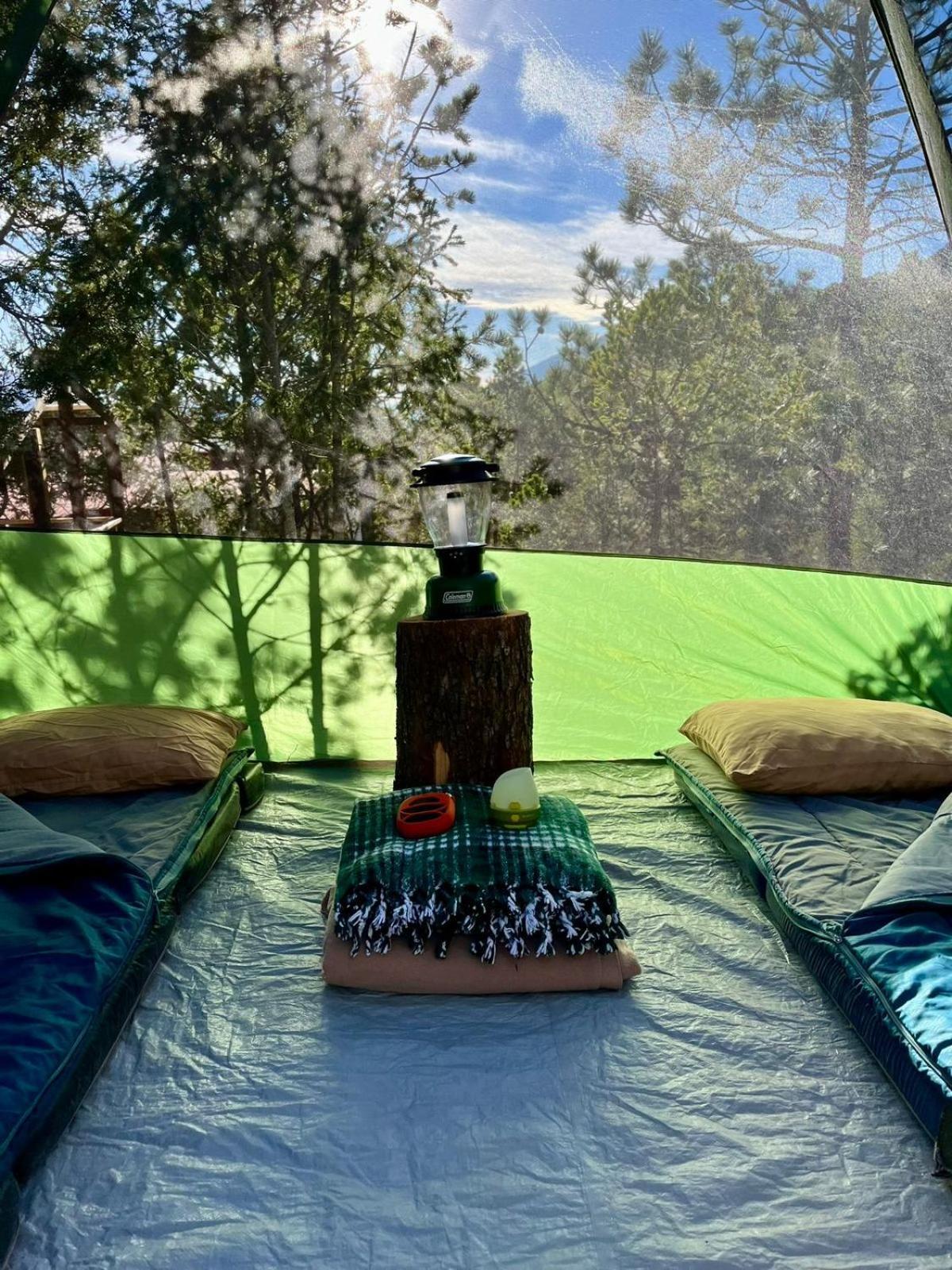 Camping En La Sierra De Arteaga Лос-Лириос Экстерьер фото
